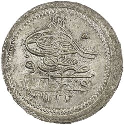 TURKEY: Mustafa IV, 1807-1808, AR 10 para (3.09g), Kostantiniye, AH1222 year 1. EF-AU