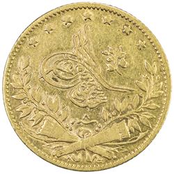 TURKEY: Abdul Mejid, 1839-1861, AV 50 kurush, Edirne, AH1255 year 8. VF