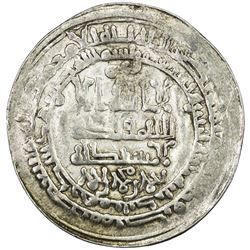 BANIJURID: Ahmad b. Muhammad, 899-910, AR dirham (3.36g), Andaraba, AH292. EF