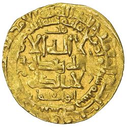 GHAZNAVIDS: Mahmud, 999-1030, AV dinar (4.09g), Nishapur, AH407. EF