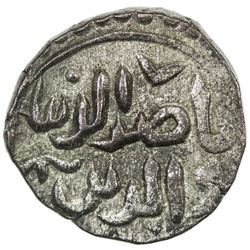 QARLUGHID: Nasir al-Din Muhammad, 1249-1259, AE jital (3.61g), Kurraman, ND. EF