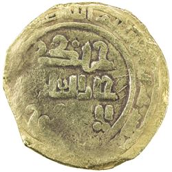 GREAT MONGOLS: Chingiz Khan, 1206-1227, AV dinar (4.50g), MM, AH623. VF
