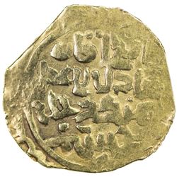 GREAT MONGOLS: Mongke, 1251-1260, AV dinar (2.95g), Tabas, ND. VF-EF