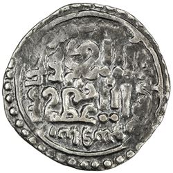 GREAT MONGOLS: Anonymous, 660s, AR dirham (2.02g), Kuja, AH662. EF
