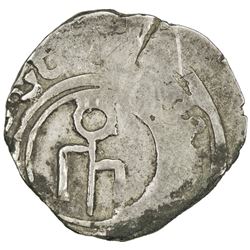 GREAT MONGOLS: Anonymous, 660s, AR dirham (2.50g) (Qabaq), ND. VF