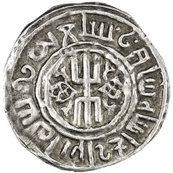 GREAT MONGOLS: Anonymous, 660s, AR dirham (1.46g), Imil, AH662. VF-EF