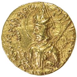 KUSHAN: Huvishka, ca. 155-187, AV dinar (8.05g). EF