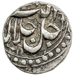 MUGHAL: Akbar I, 1556-1605, AR 1/4 rupee (2.85g), Lahore, IE48. VF-EF