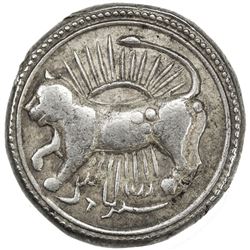 MUGHAL: Jahangir, 1605-1628, AR souvenir rupee (10.37g), "Ahmadabad", AH"1027". EF