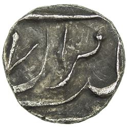 GWALIOR: BHILSA: Daulat Rao, 1794-1827, AR 1/8 rupee (1.28g), year 51 (retrograde "15"). EF