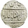 Image 1 : MYSORE: Krishna Raja Wodeyar, 1799-1868, AR rupee, Patan, AH1218 year 43. NGC MS62