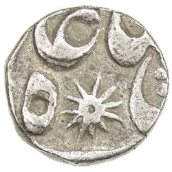 BENGAL PRESIDENCY: AR 1/8 rupee (1.43g), "Murshidabad", year 2. VF