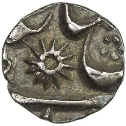 BENGAL PRESIDENCY: AR 1/16 rupee (0.73g), "Murshidabad", year 5. EF