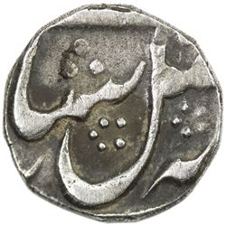 BENGAL PRESIDENCY: AR 1/4 rupee (2.87g), "Murshidabad", year 10. VF