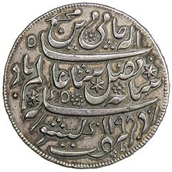 BENGAL PRESIDENCY: AR double rupee (22.63g), "Murshidabad", AH1198 year 26. VF-EF