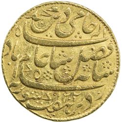 BENGAL PRESIDENCY: AV mohur (12.29g), Murshidabad, AH1202 year 19. VF-EF