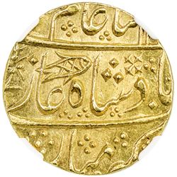 BENGAL PRESIDENCY: AV mohur (10.89g), Muhammadabad Benares, year 24. NGC MS66