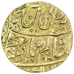 BENGAL PRESIDENCY: AV mohur (10.84g), Muhammadabad Benares, AH12xx year 31. AU