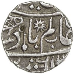 BENGAL PRESIDENCY: AR 1/2 rupee (5.64g), Muhammadabad Benares, year 48. VF-EF