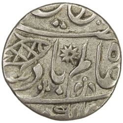 BENGAL PRESIDENCY: AR 1/4 rupee (2.62g), Muhammadabad Benares, AH119x year 22. VF