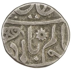 BENGAL PRESIDENCY: AR 1/4 rupee (2.68g), Muhammadabad Benares, year 49. F-VF