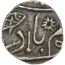BENGAL PRESIDENCY: AR 1/8 rupee (1.39g), Muhammadabad Benares, year 49. EF