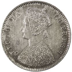 BRITISH INDIA: Victoria, Empress, 1876-1901, AR 1/2 rupee, 1893-B. EF