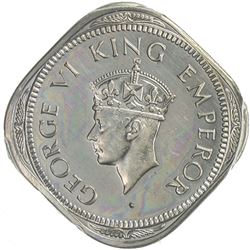 BRITISH INDIA: George VI, 1937-1947, 2 annas, 1941(c). PCGS PF62