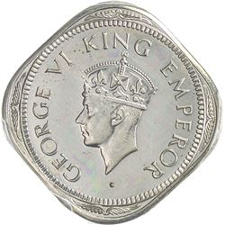 BRITISH INDIA: George VI, 1937-1947, 2 annas, 1946(b). PCGS PF63
