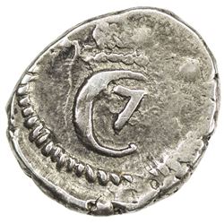 TRANQUEBAR: Christian VII, 1766-1808, AR royalin (2.91g), 178x. VF