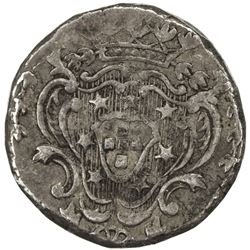 DIU: Joao VI, regent, 1799-1816, AR rupia (7.77g), 1806. VF