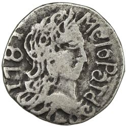 GOA: Maria I & Pedro III, 1777-1786, AR 1/2 pardao (2.66g), 1781. F-VF