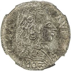 GOA: Joao VI, Regent, 1799-1816, AR rupia, 1803. NGC AU55