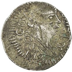 GOA: Joao VI, 1816-1826, AR 1/2 pardao (2.72g), 1819 (9 over 8). EF