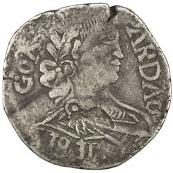 GOA: Miguel I, 1828-1834, AR pardao (5.25g), 1831. VF