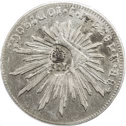 PHILIPPINES: Isabel II, 1833-1868, AR 8 reales, ND. PCGS EF40