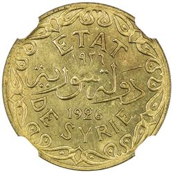 SYRIA: French Mandate, 2 piastres, 1926. NGC MS65