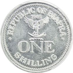 BIAFRA: Republic, 1 shilling, 1969. PCGS MS64