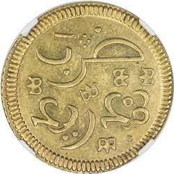 MOROCCO: Muhammad III, 1757-1790, AV 10 mitqals, Madrid, AH1201. NGC AU