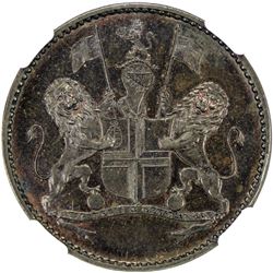 ST. HELENA: George IV, 1820-1830, copper half penny, 1821. NGC PF63