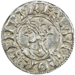 ANGLO-SAXONS: Cnut, 1016-1035, AR penny (0.9g), ND (ca. 1017-23). AU