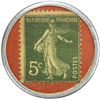 Image 1 : FRANCE: 5 centimes encased postage, ND (ca. 1920). EF