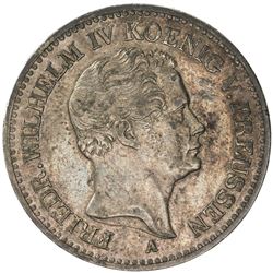 PRUSSIA: Friedrich Wilhelm IV, 1840-1861, AR taler, Berlin, 1841-A. EF