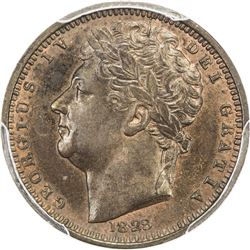 GREAT BRITAIN: George IV, 1820-1830, half farthing, 1828. PCGS MS63