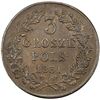Image 2 : POLAND: Nicholas I, 1825-1855, AE 3 grosze, 1831. VF-EF