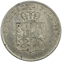 POLAND: Nicholas I, 1825-1855, AR 2 zlote, Warsaw, 1831. EF