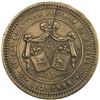 Image 1 : RUSSIAN EMPIRE: AE medal (27.54g), 1891. VF