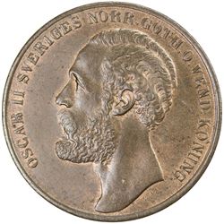 SWEDEN: Oscar II, 1872-1907, 5 ore, 1873. UNC