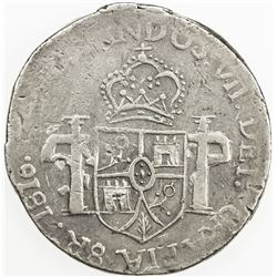 MEXICO: Fernando VII, 1808-1821, AR 8 reales, 1810. VF