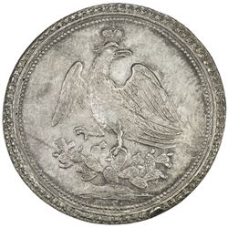 MEXICO: Augustin I Iturbide, 1822-1823, AR proclamation medal (16.81g), 1822. AU